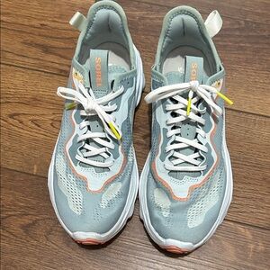 Sorel Women's Teal and Coral Sneakers